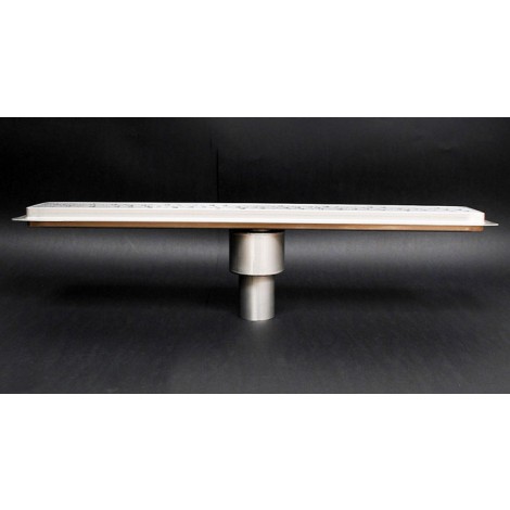 Canaletta Doccia con scarico verticale 1100mm