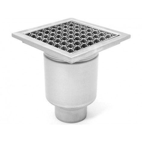 Chiusino a griglia profi 250x250 scarico verticale
