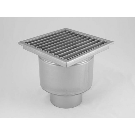 Chiusino a griglia profi 400x400 scarico verticale