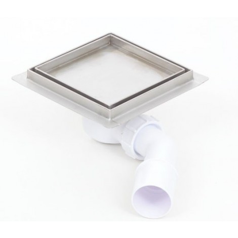 Piletta doccia con inserto piastrellabile SILVER 100x100mm