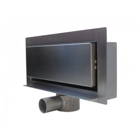 Scarico doccia MODERN  a parete - sifone acciaio inox