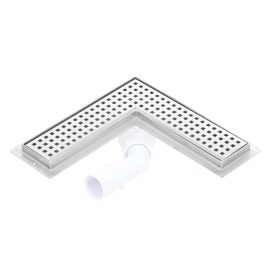 Canalina doccia angolare SILVER 900mm